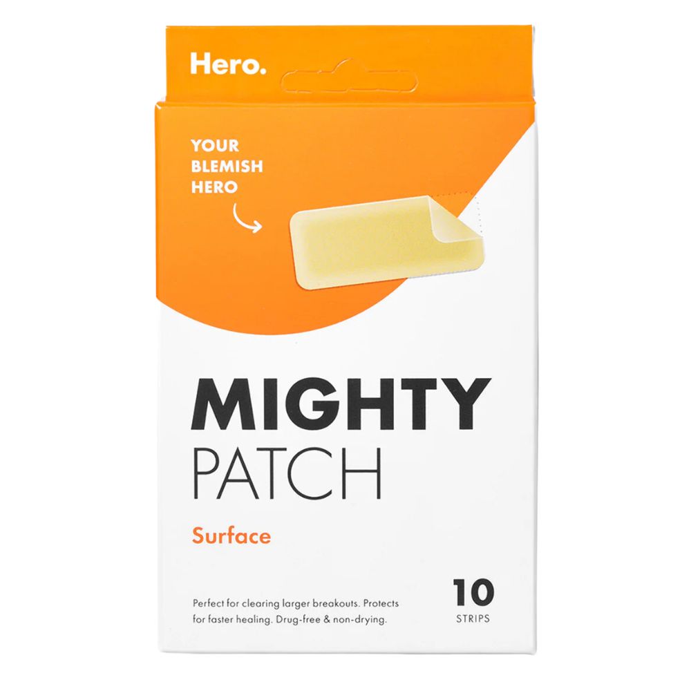 Hero Mighty Patch Surface 10 Hydrocolloid Patches