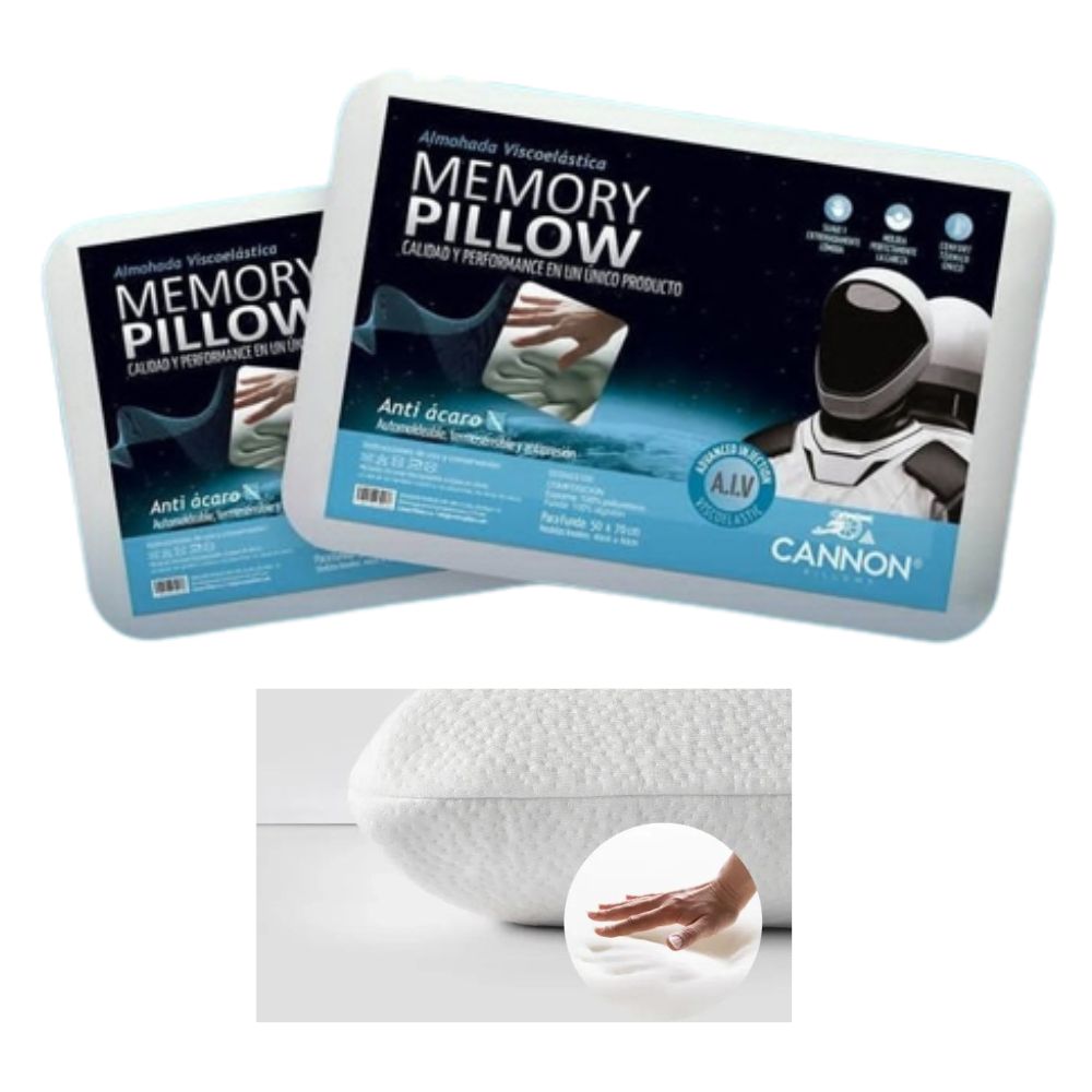 Almohada con fashion memoria cannon