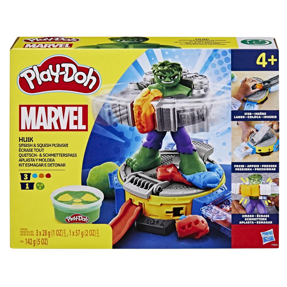 Play-Doh Marvel Hulk Aplasta y Moldea 4+