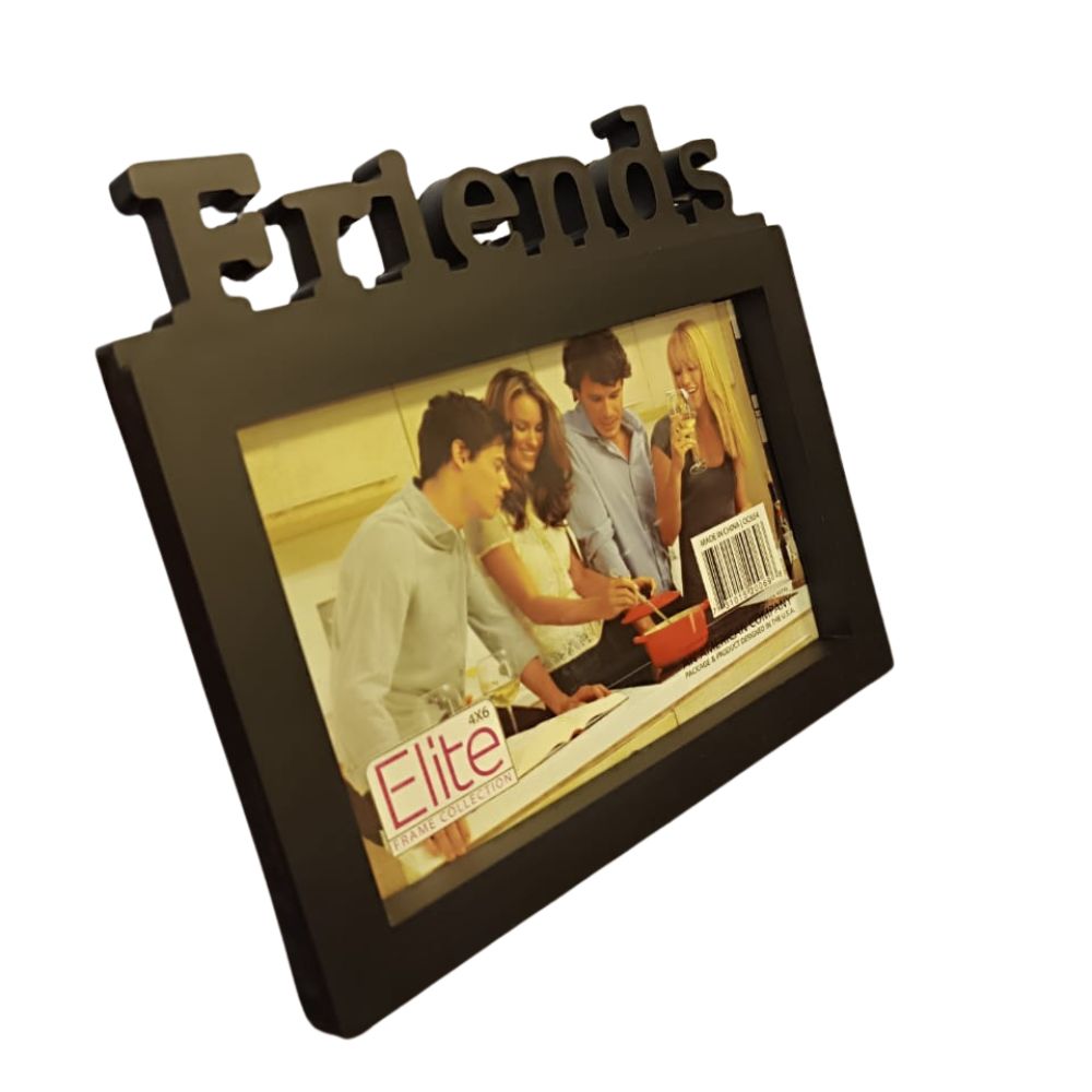 Porta Retrato Friends Color Negro 4x6"