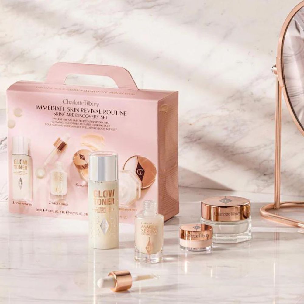 Charlotte Tilbury Immediate Skin Revival Routine Skincare Discovery Set 4Und