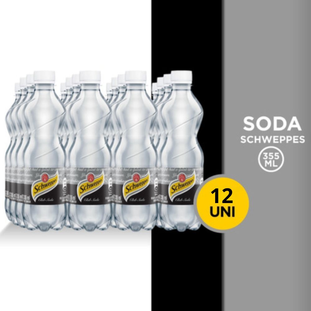 Soda Schweppes Peck de 12 Unidades de 355ml