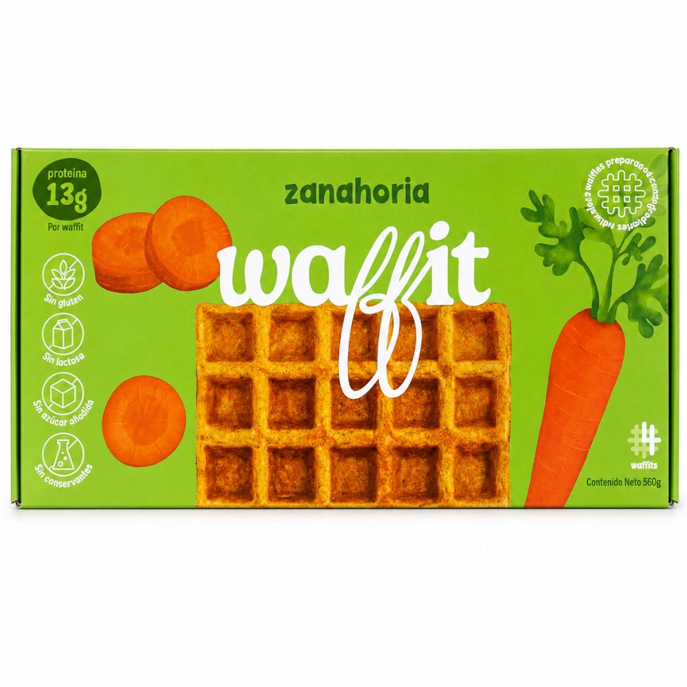Waffit Waffles Zanahoria 4 Und 550g