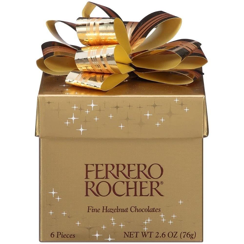 Chocolates Ferrero Rocher Fine Hazelnut 76 gr 6 Und