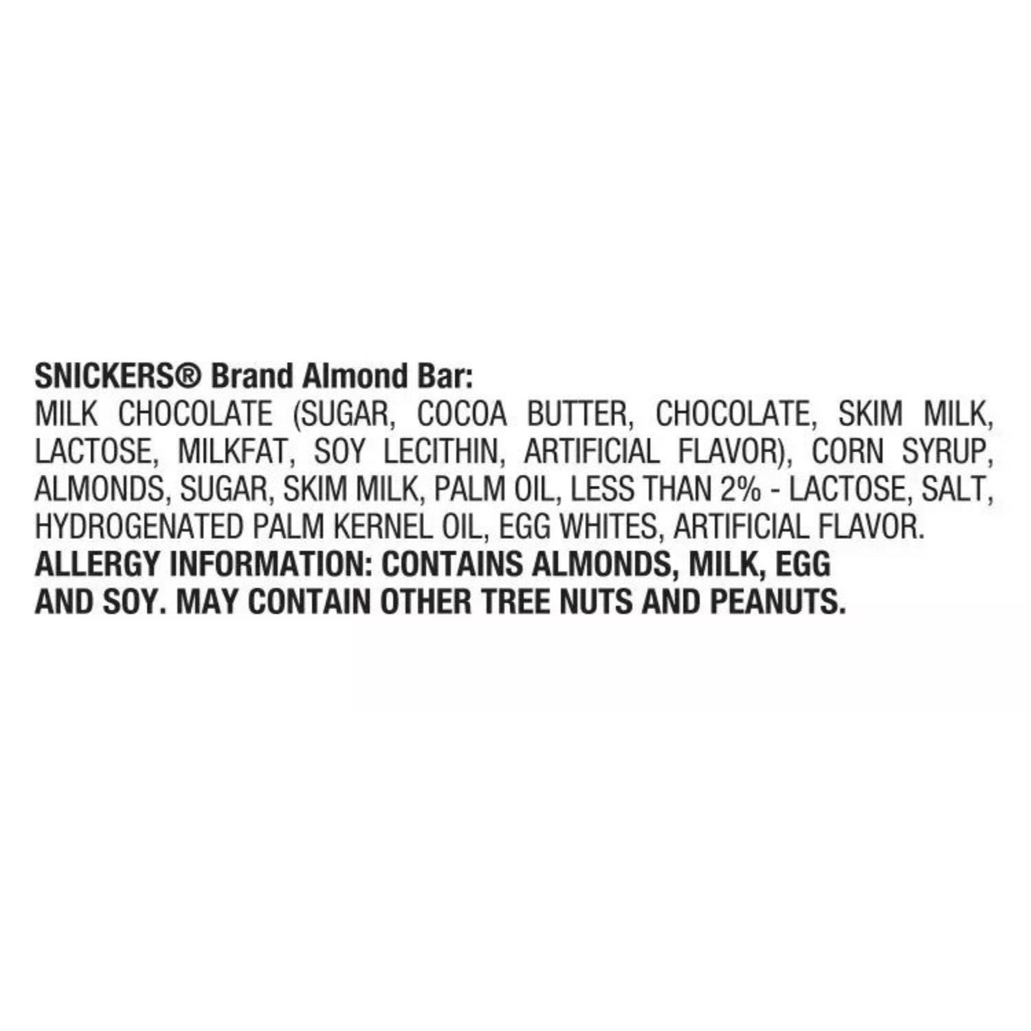Snickers Almonds 49.9gr - Madison Center