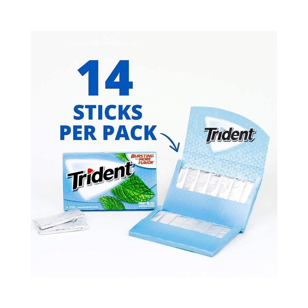 Chiclets Trident Mint Bliss14 Und - Madison Center