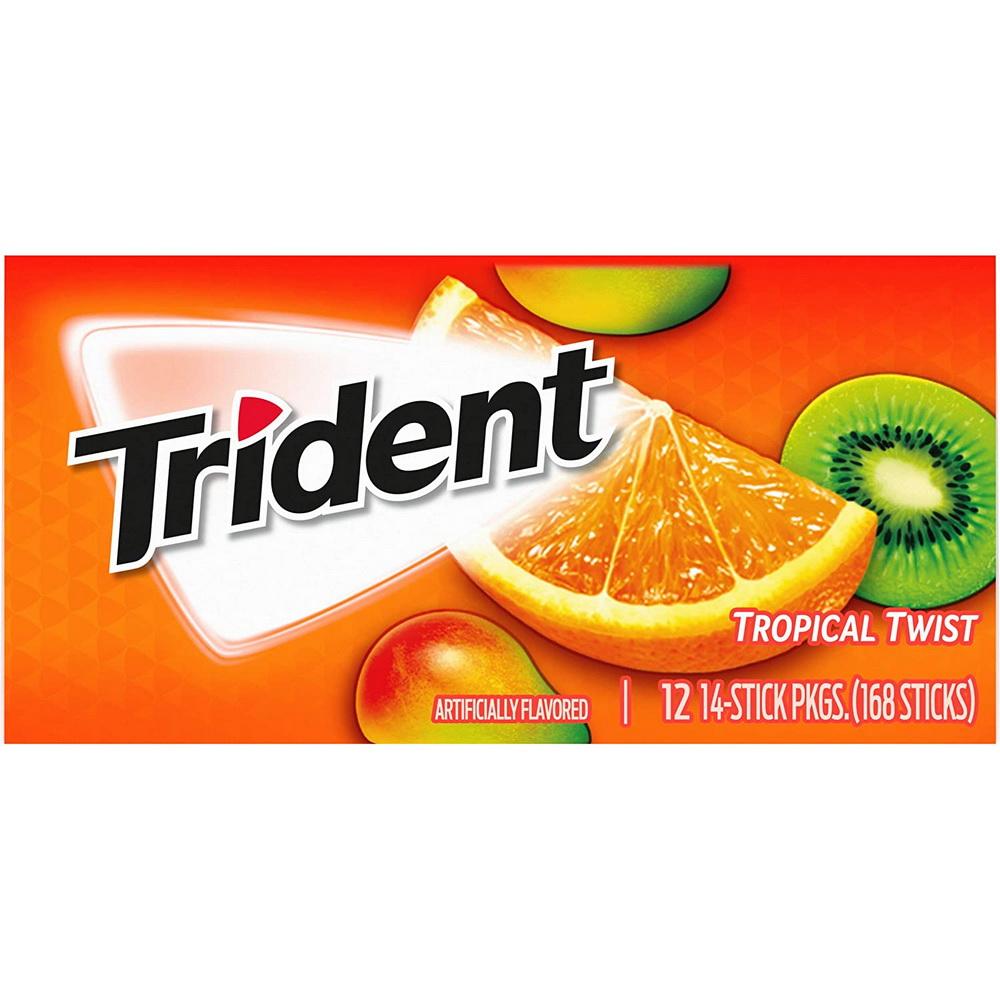 Chiclets Trident Tropical Twist 14und - Madison Center
