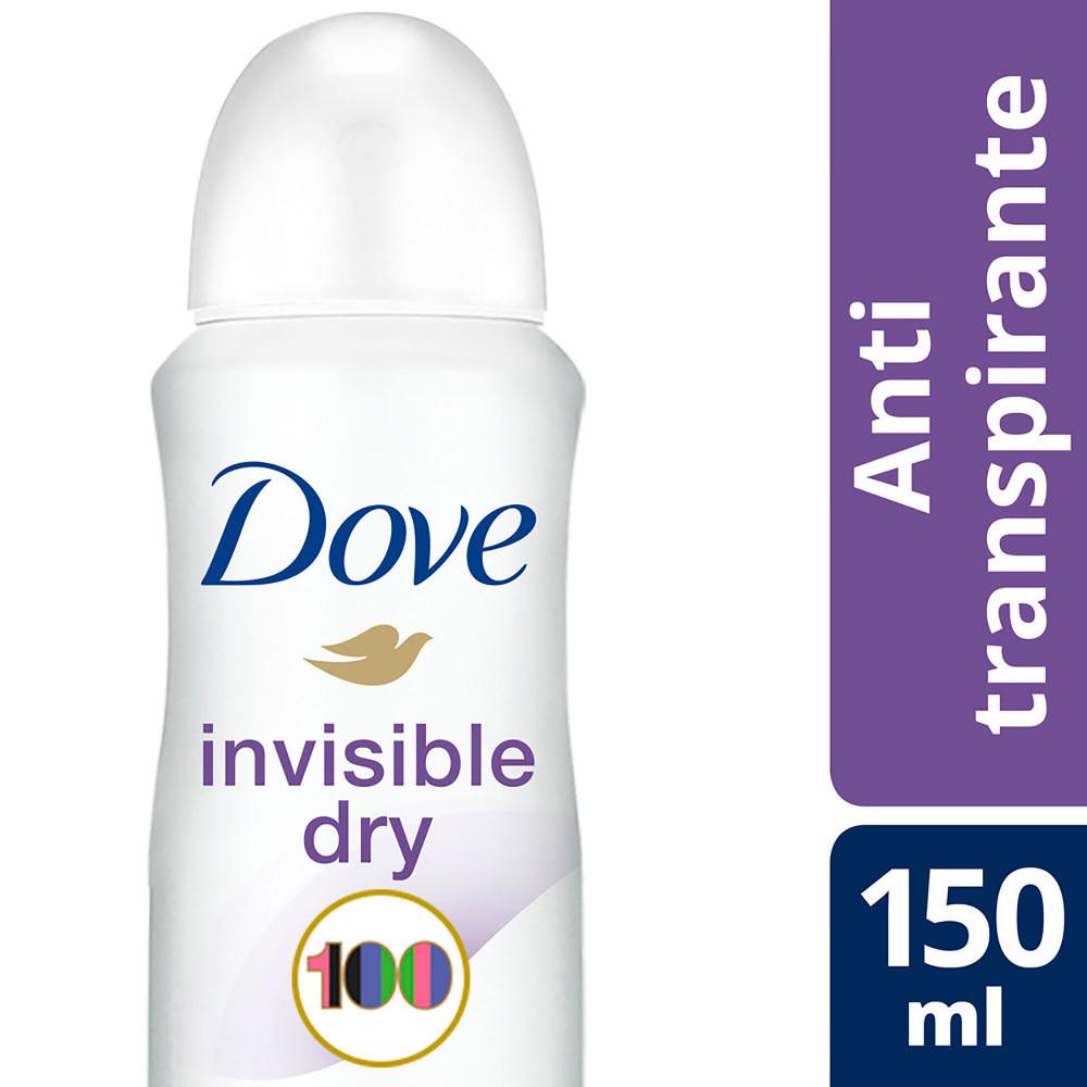 Desodorante Dove Spray Dama Invisible dry 150ml - Madison Center