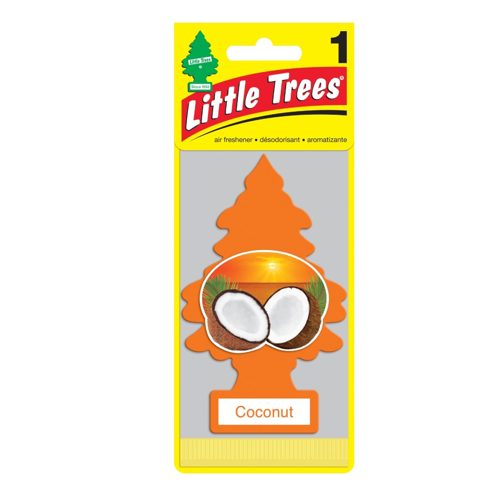Ambientador Little Trees Para Autos Coconut