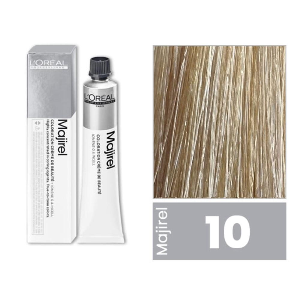 Tinte Loreal Majirel 10 Rubio Muy Muy Claro 50 mL