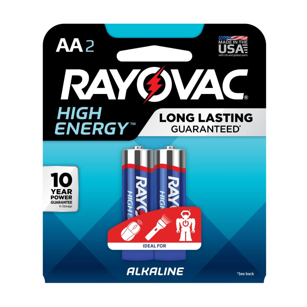 Pilas Rayovac AA Alkaline 2und