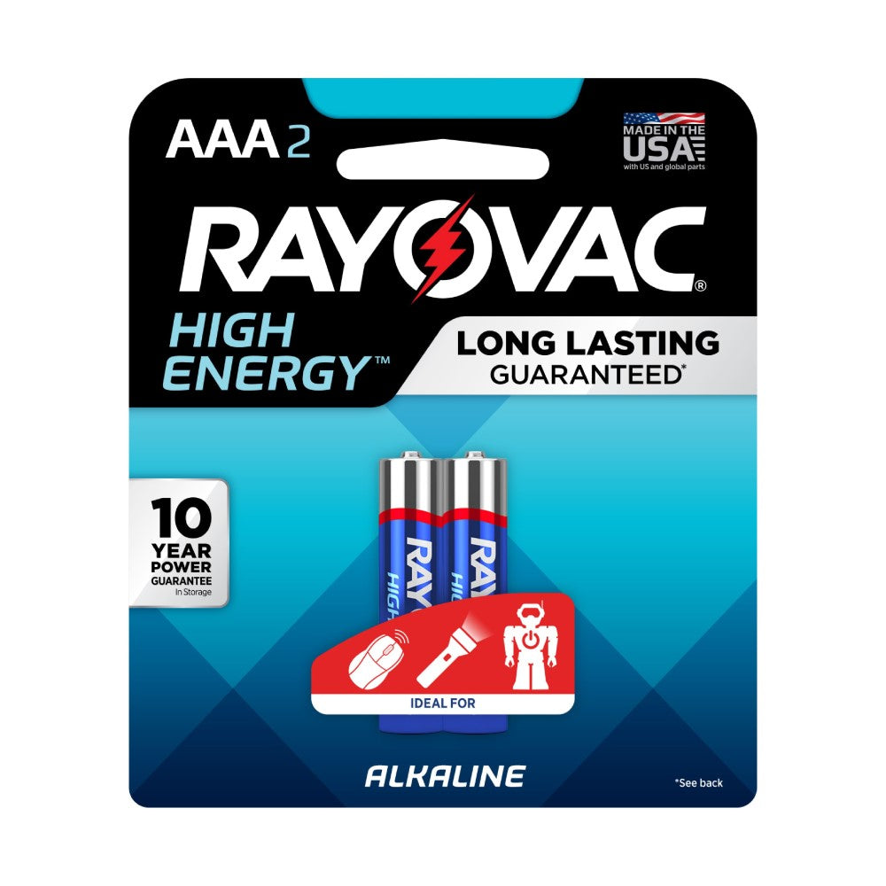 Pilas Rayovac AAA Alkaline 2und