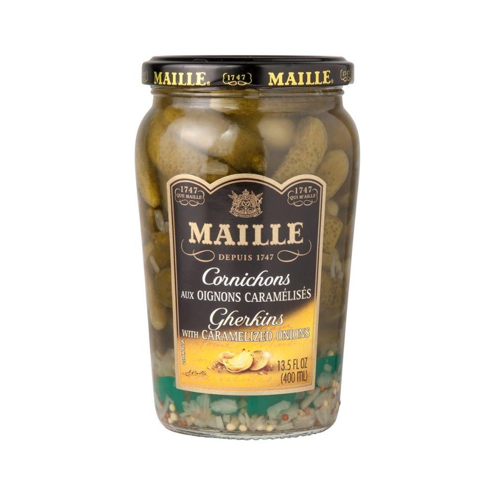Pepinillos Maille con Cebolla Caramelizada 400ml - Madison Center
