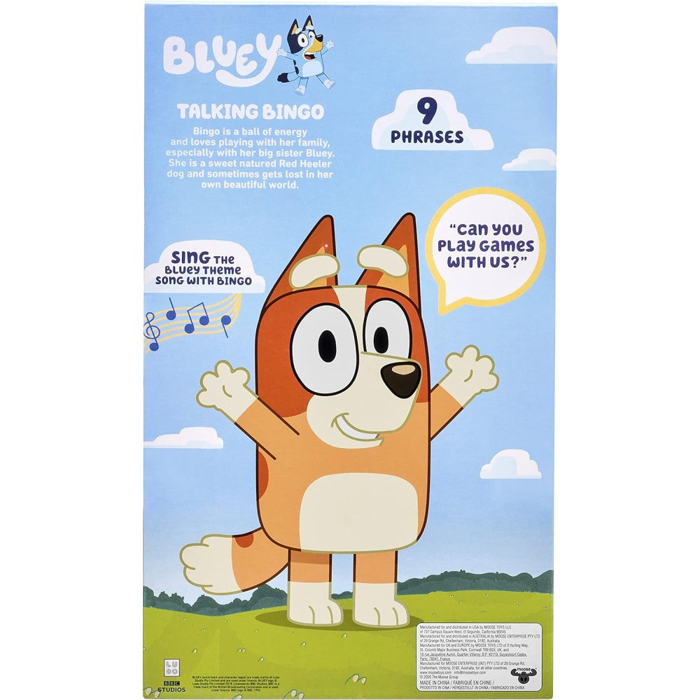 Bluey Talking Bingo I Talk To You Que Habla! 3+