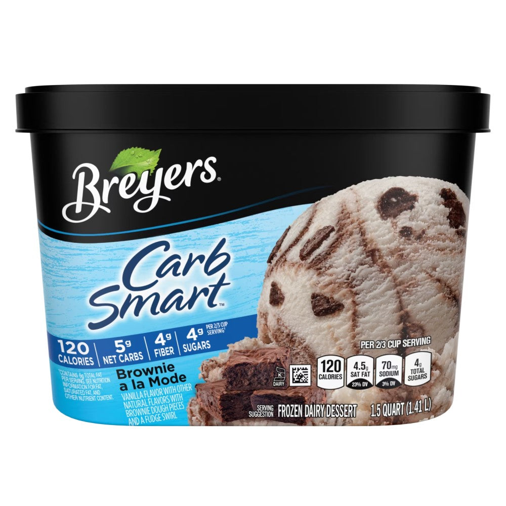 Helado Breyers Carb Smart Brownie A La Mode 1.41L