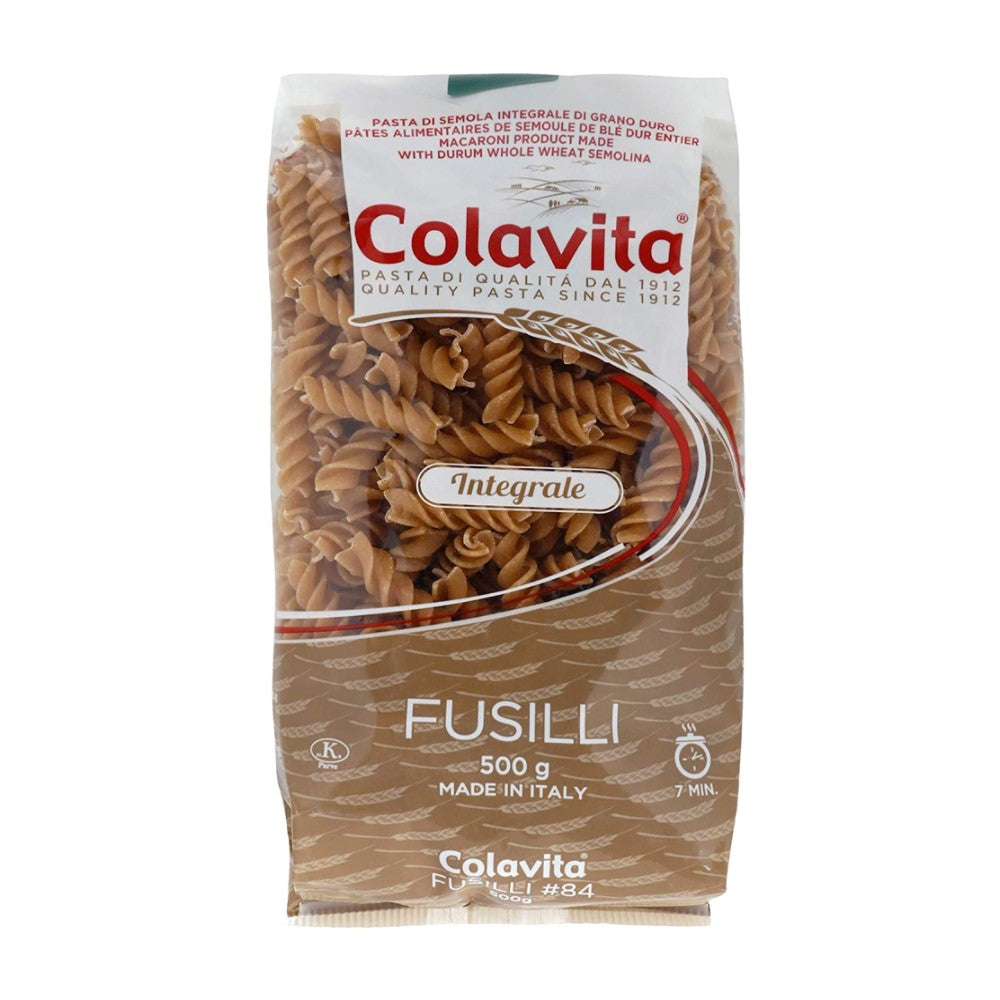 Pasta Colavita Fusilli Integrale 500g