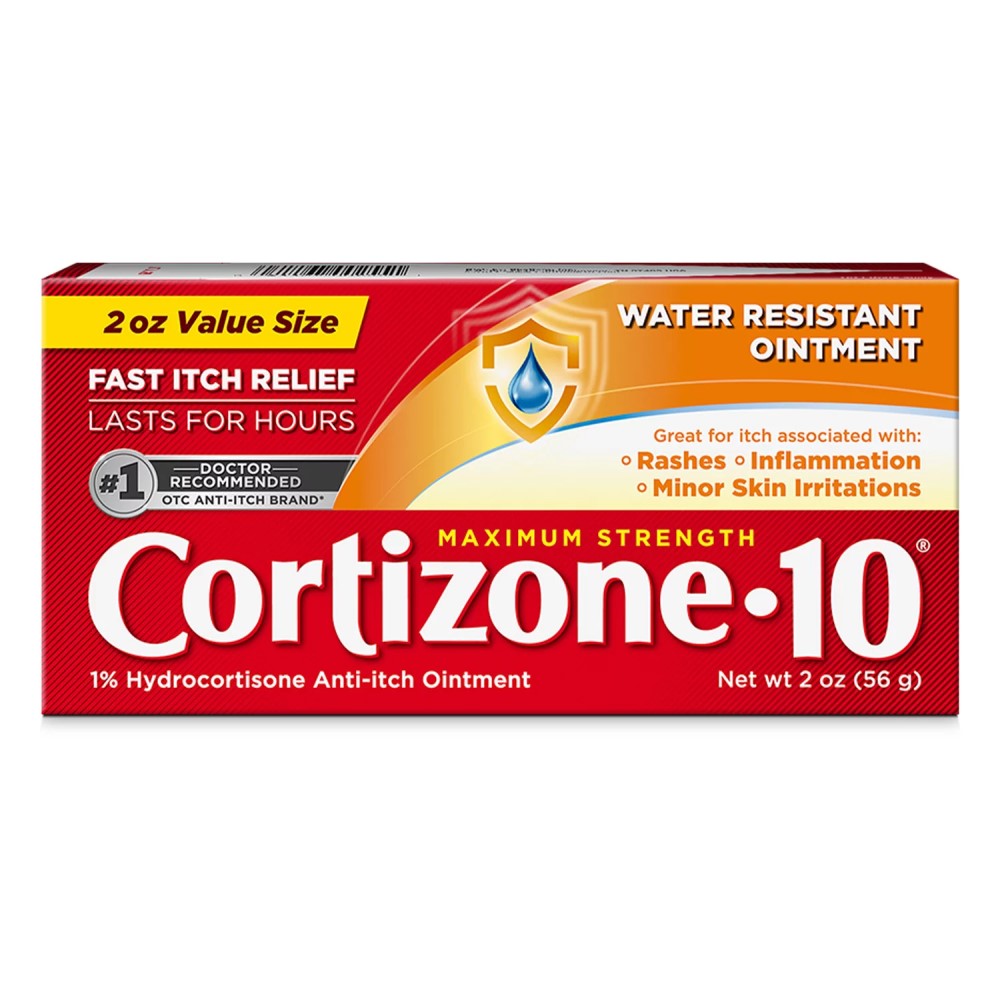 Cortizone 10 1% Hydrocortisone Anti-itch Ointment 56g Value Size