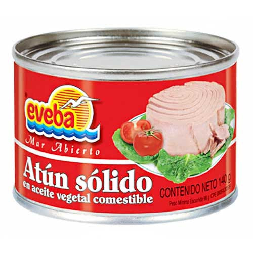 Atun Eveba En Aceite Vegetal 140g