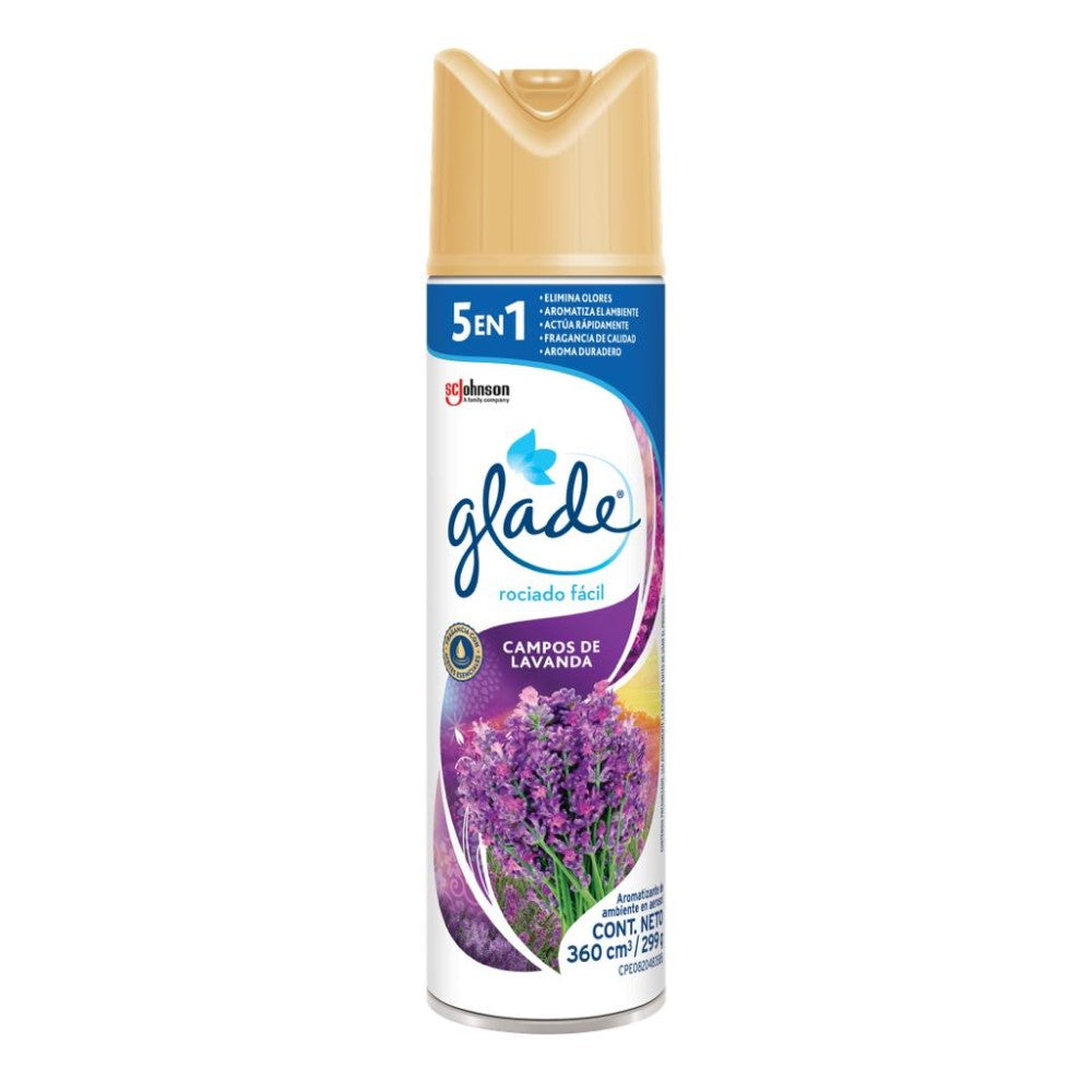 Glade Ambientador 5 en 1 Campos De Lavanda 360ml