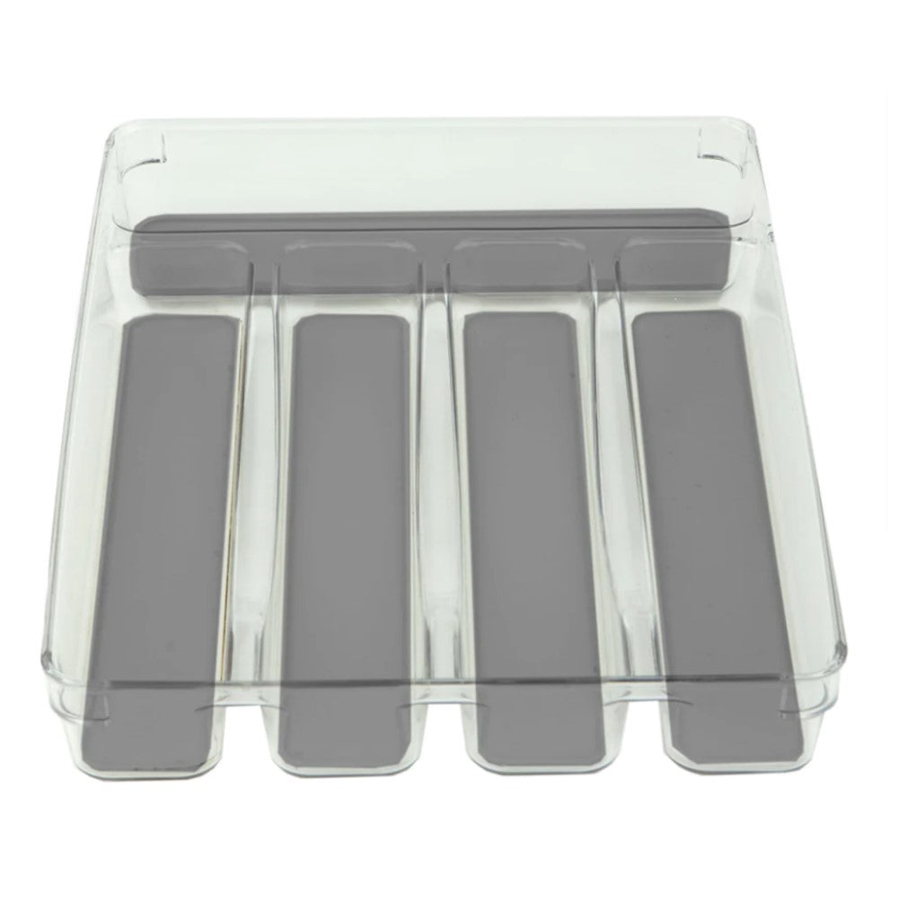 Cubiertera Antideslizante 5 Compartimientos Home Basics Cutlery Tray