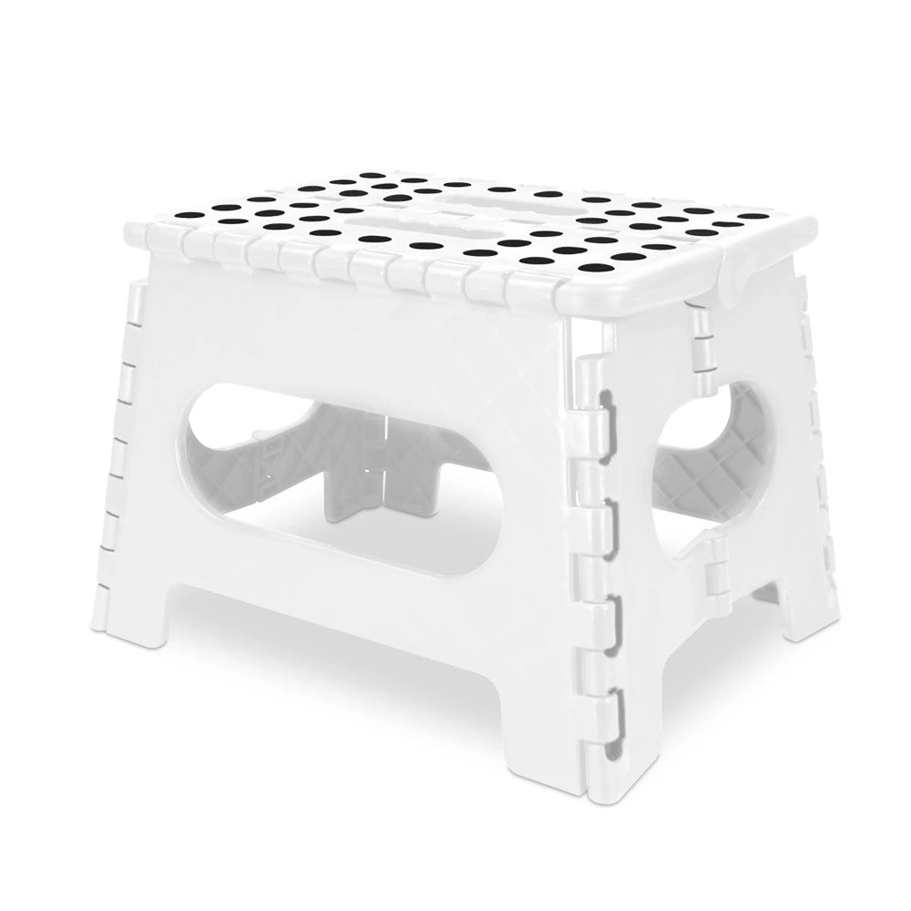Step Stool Plegable Home Basics Color Blanco 1 Peldaño