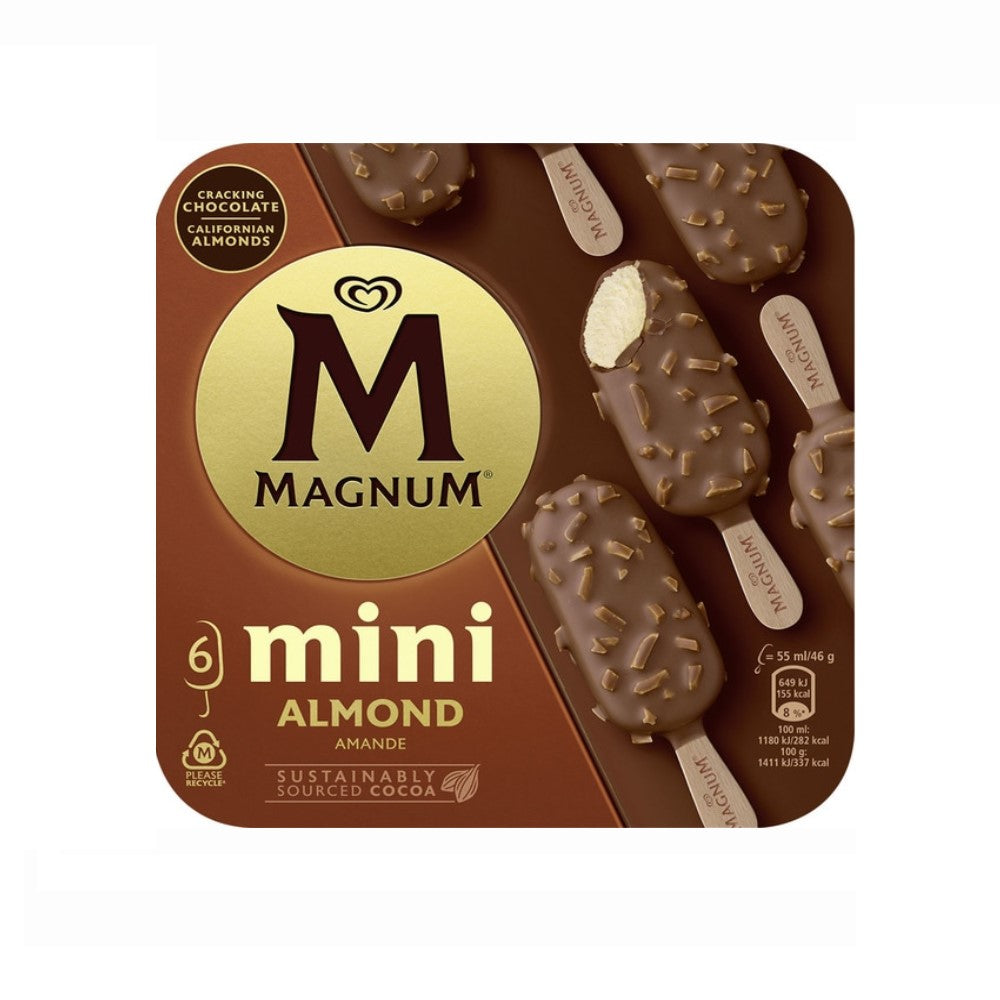 Helados Magnum 6 Unidades Mini Almond 6und