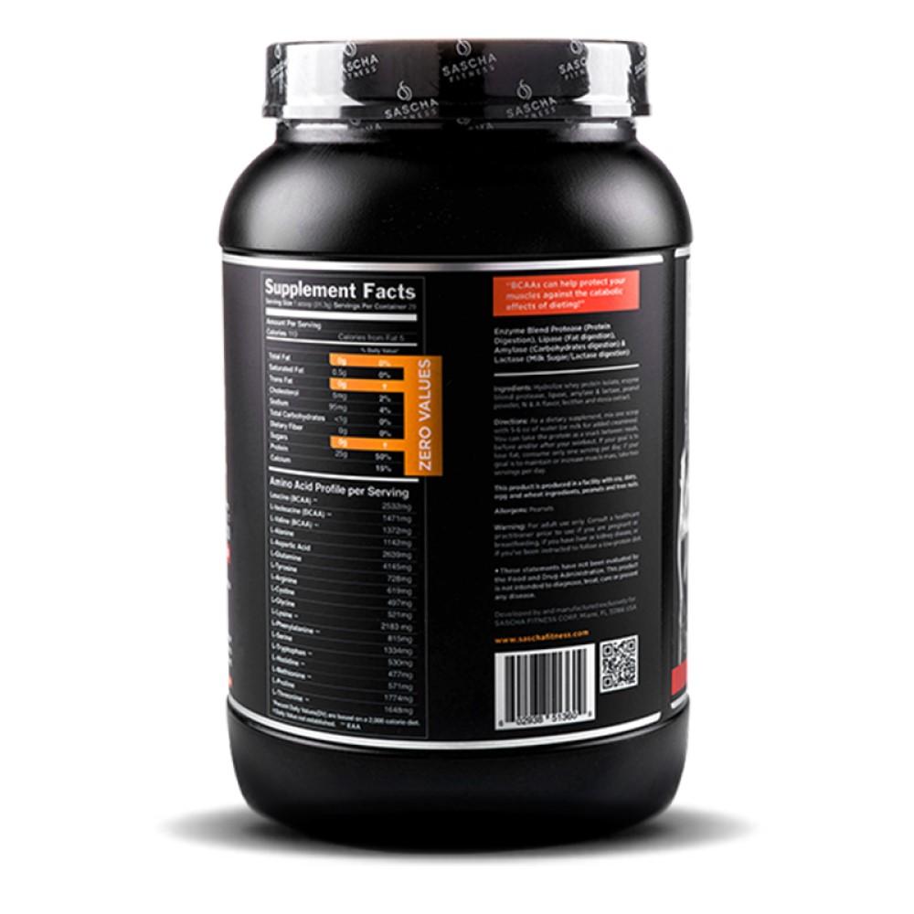 Whey Protein-hidrolizada-isolate-by-sascha-fitness-sabor-peanut-butter-907g - Madison Center