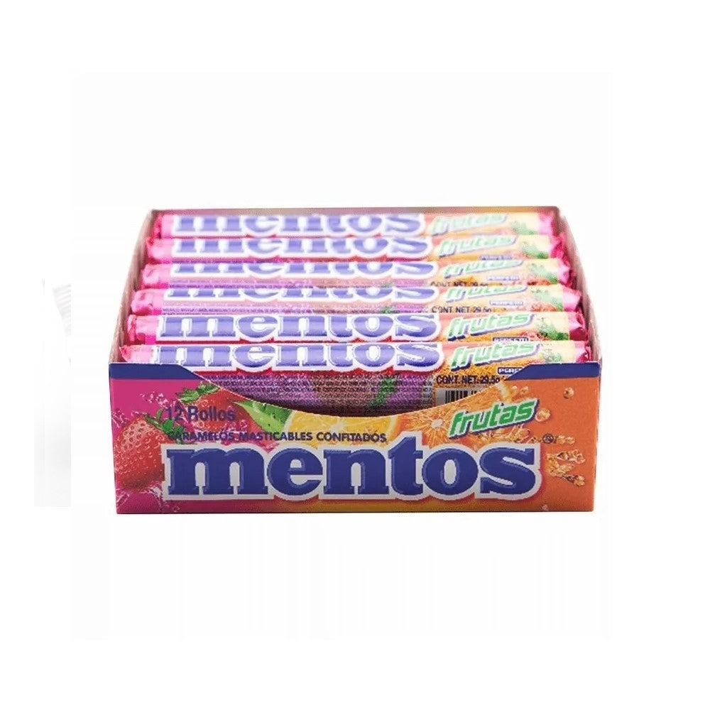 Mentos Fruit Caja de 12 Und 354g
