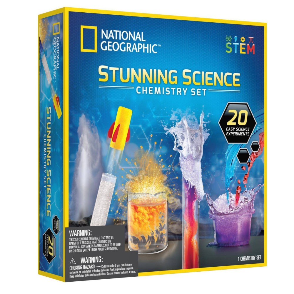 National Geographic Stunning Science Chemistry Set 8+