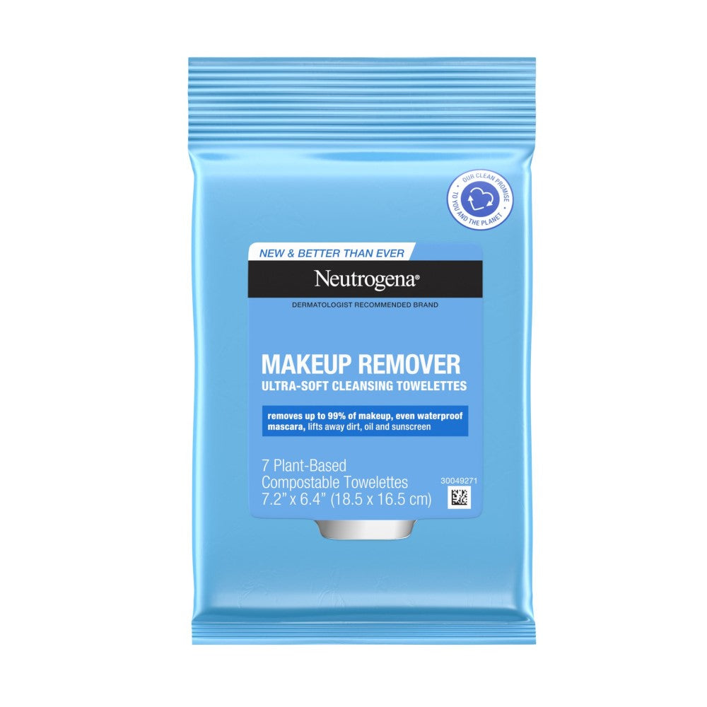 Neutrogena Makeup Remover Ultra Soft Cleansing 25 Toallitas Wipes 18.5x16.5cm