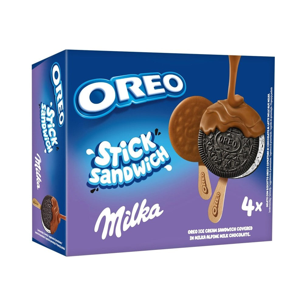Helados Milka Oreo Stick 4 Und Sandwich Milka
