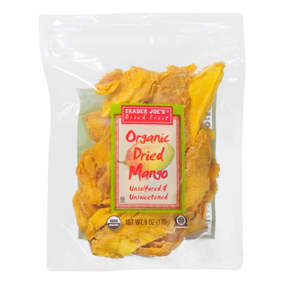Trader Joe's Organic Dried Mango Unsulfured & Unsweetened 170g
