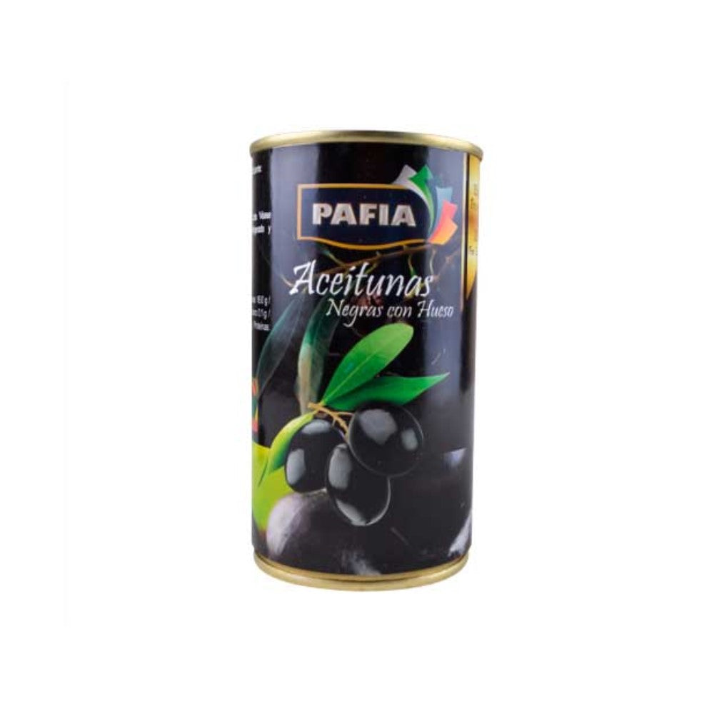 Aceitunas Negras con Hueso Pafia 200g