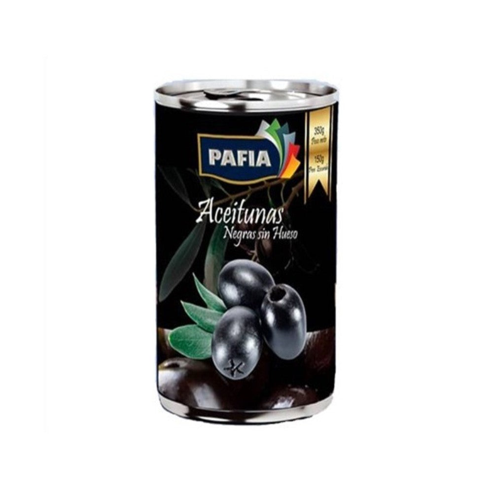 Aceitunas Negras sin Hueso Pafia 150g
