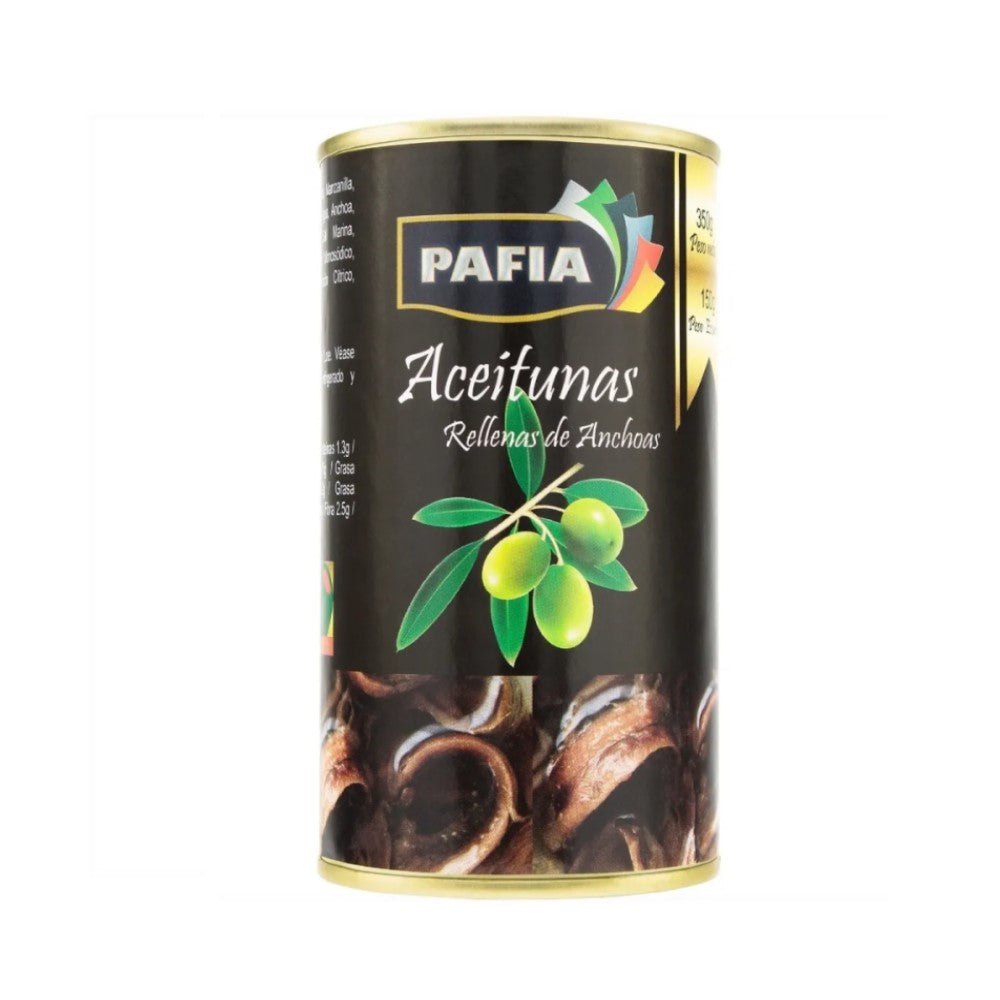 Aceitunas Rellenas de Anchoas Pafia 150g