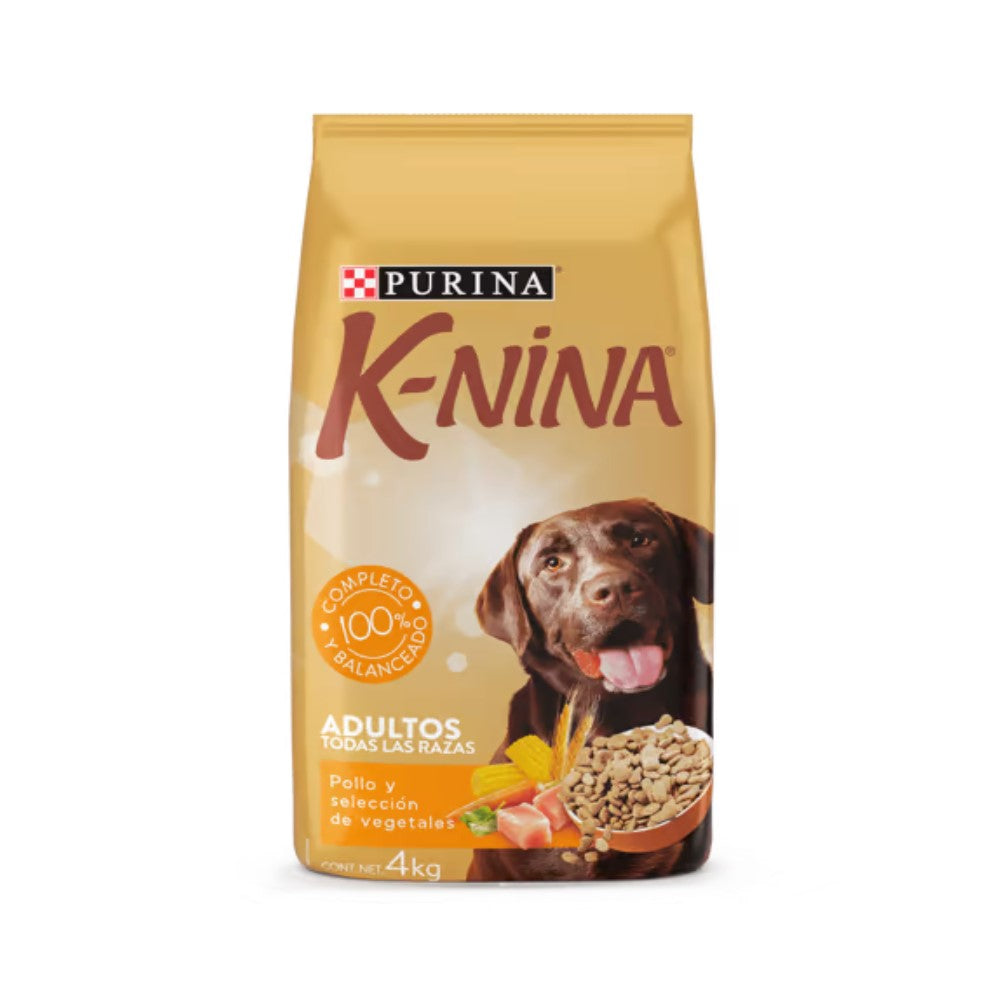 Purina K-Nina Adulto Pollo y Selección de Vegetales 4kg