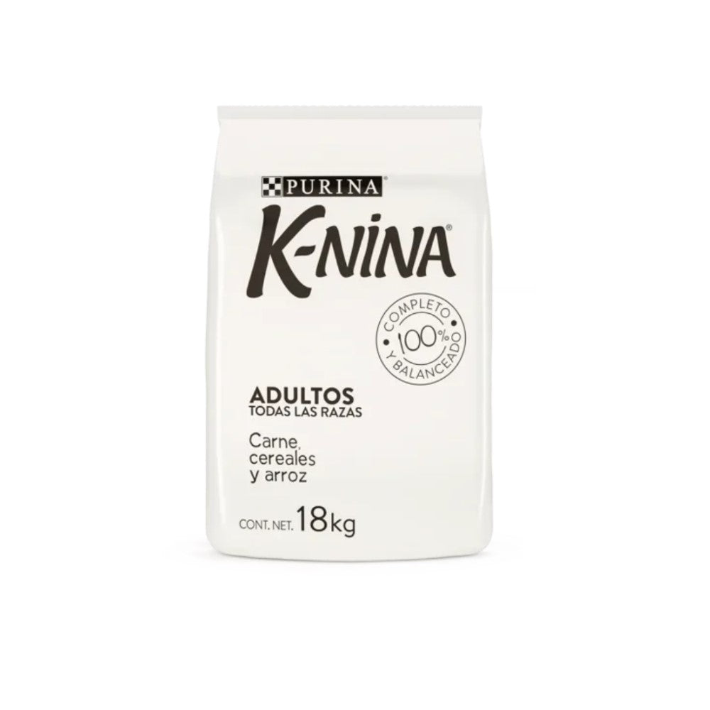 Purina K-Nina Adulto Carne Cereales y Arroz 18kg