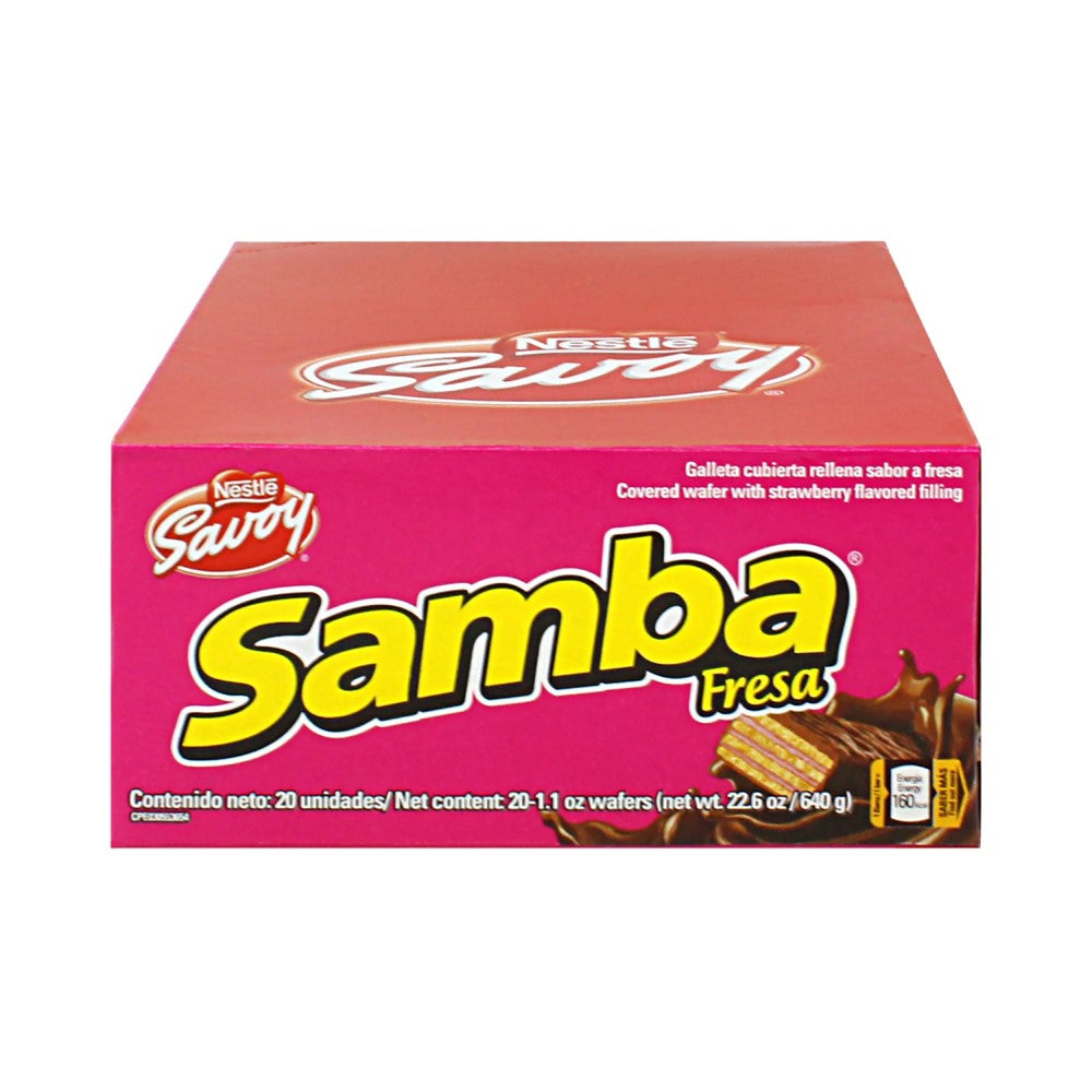 Chocolate Samba De Fresa 20und Caja de 640g