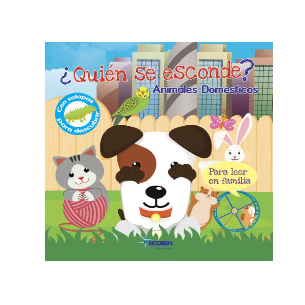 Cuento ¿Quien Se Esconde? Animales Domestico 0+