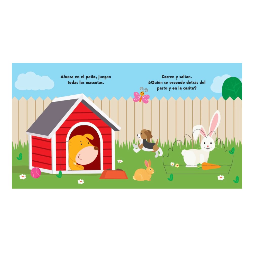 Cuento ¿Quien Se Esconde? Animales Domestico 0+