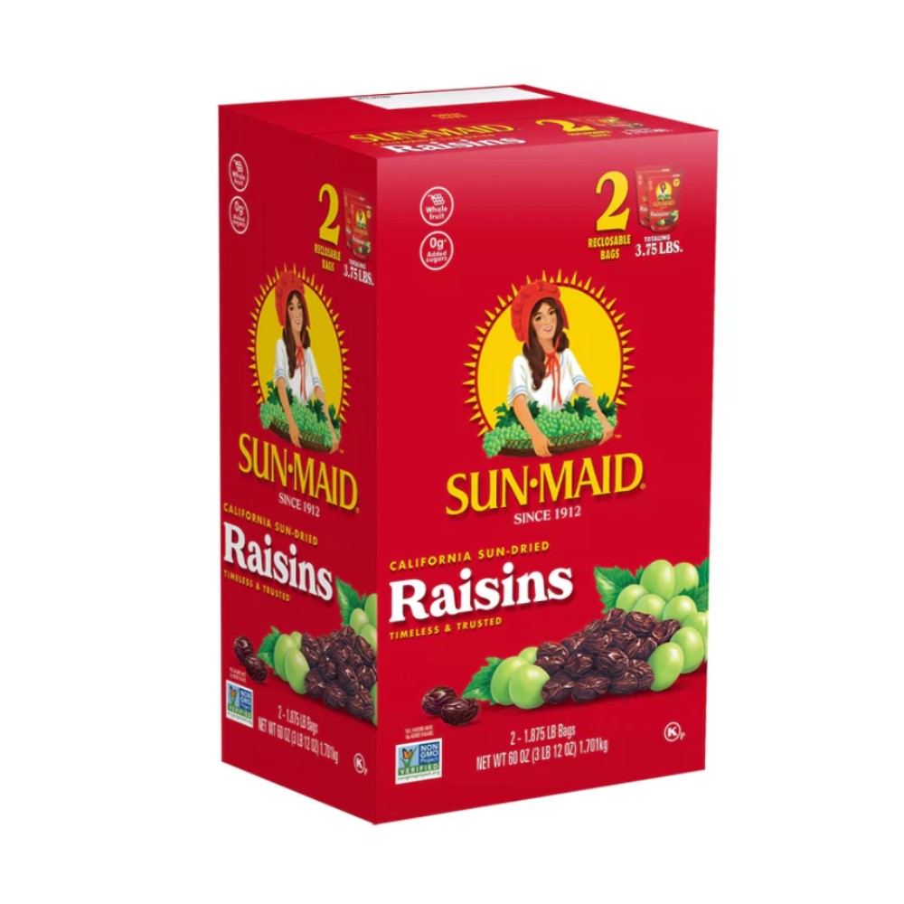 Pasas Sun Maid 2 Bolsas Reclosable 1.80kg