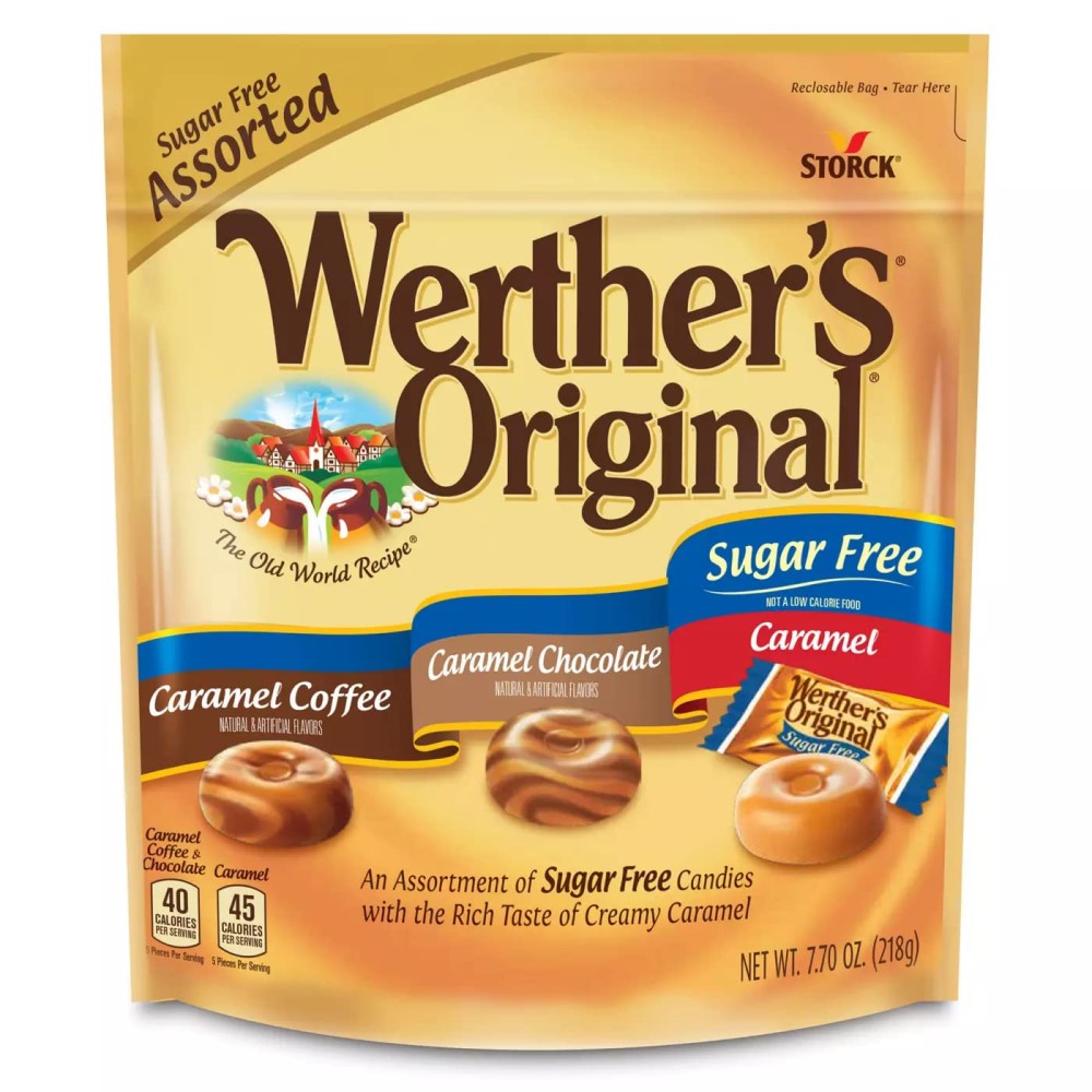 Werther's Original Sugar Free Candies Assorted 218gr