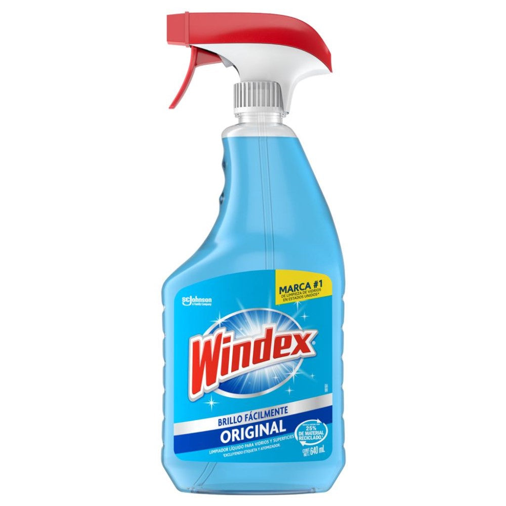 Windex Para Vidrios Original 640ml