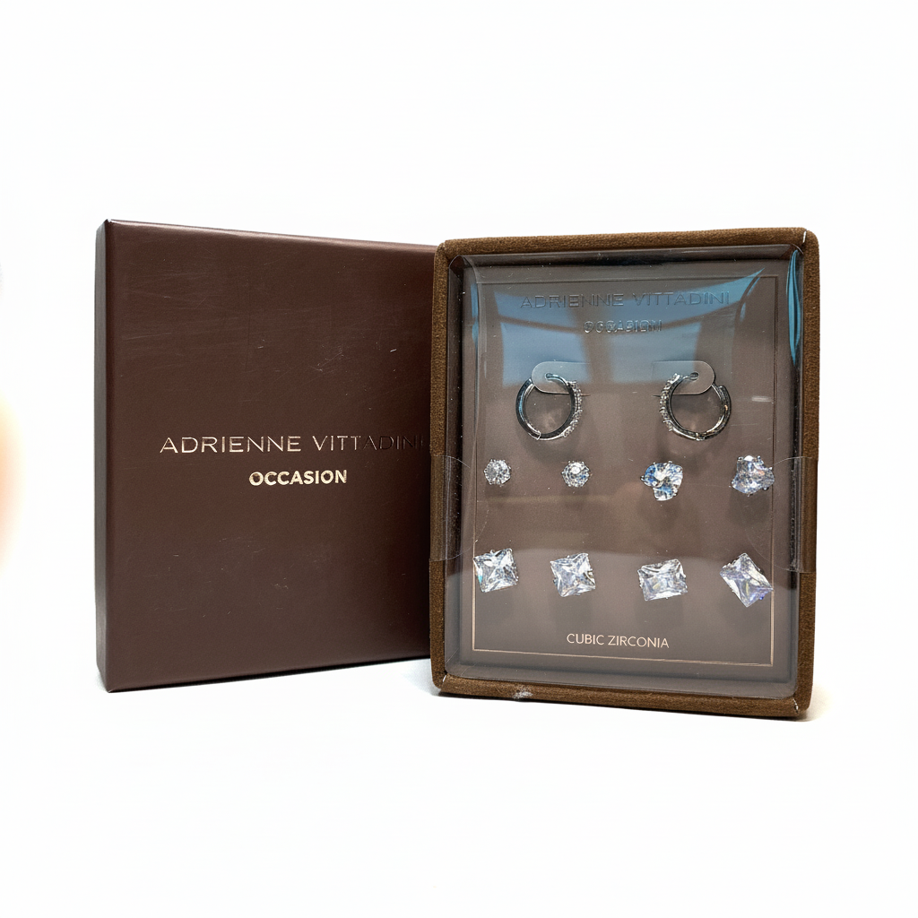 Adrienne Vittadini Set De Zarcillos 5Pzs