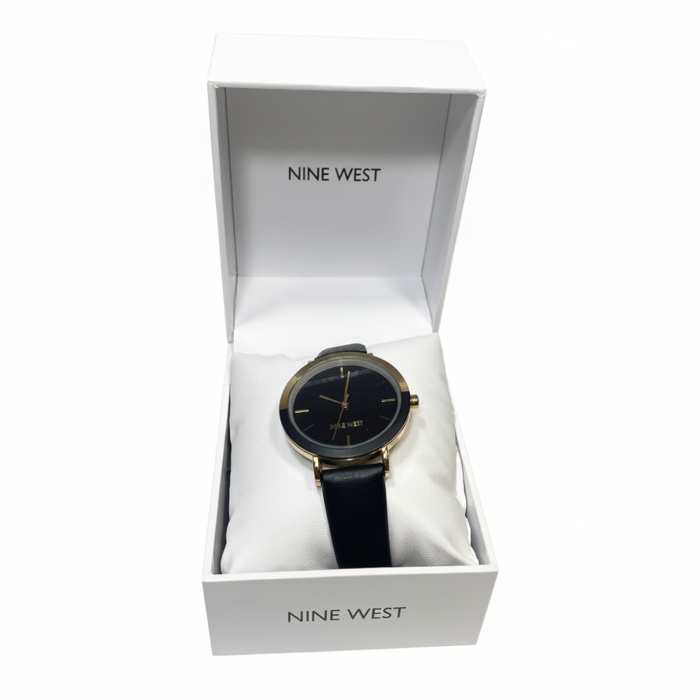Nine West Reloj Para Damas Golden & Black