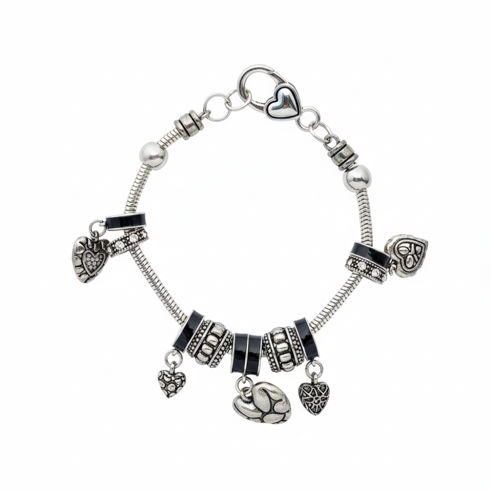 Catherine Malandrino Pulsera Con Dijes Corazón