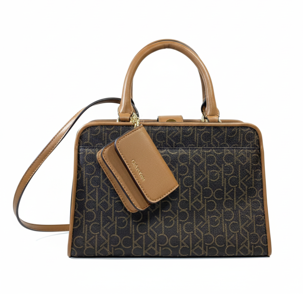 Calvin Klein Cartera Crossbody & Handbag Multi Brown