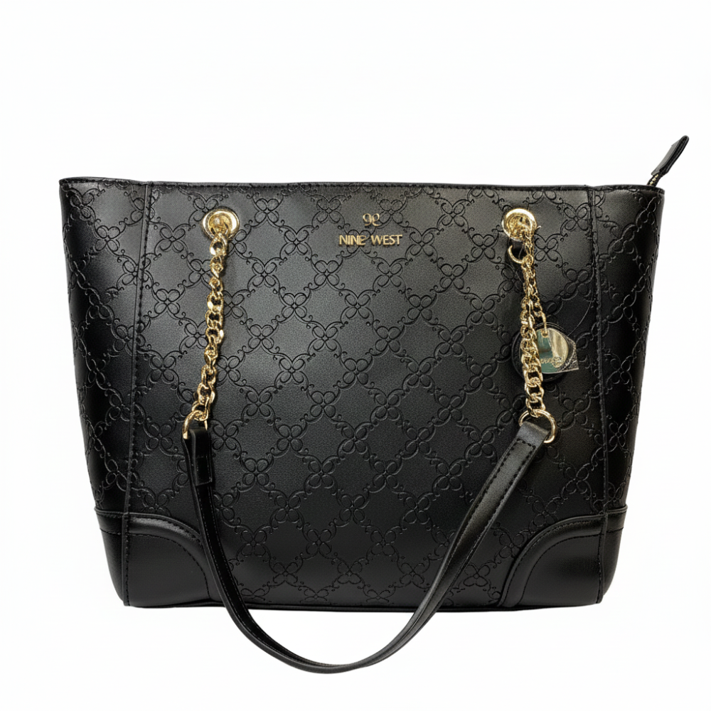 Nine West Cartera Tote Lilla Black