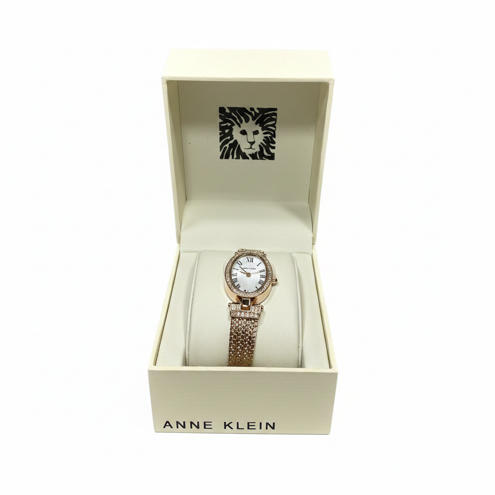 Anne Klein Reloj Para Damas Golden Rose & Zirconias