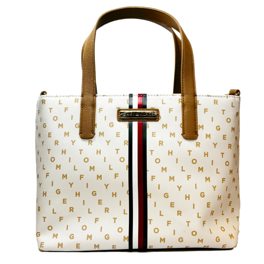 Tommy Hilfiger Cartera Cream Monogram